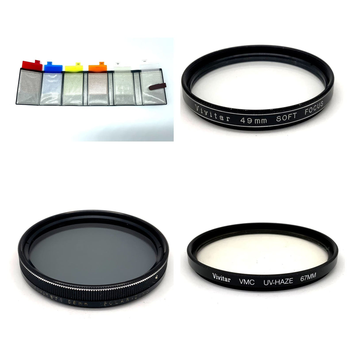 Vivitar Filter Auswahl Nahlinse Polfilter UV Skylight 49 52 55mm Objektivfilter