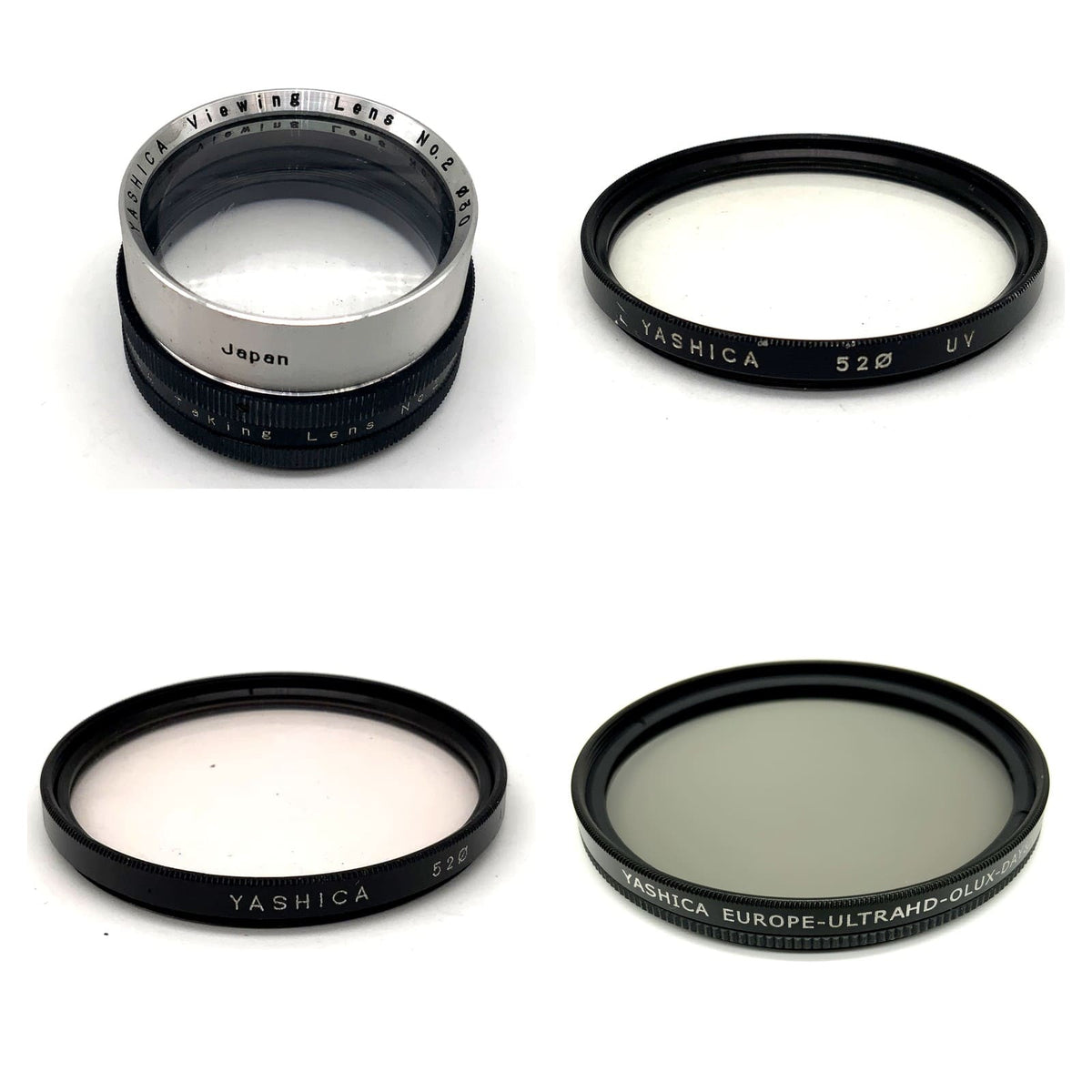 Yashica Filter Auswahl Nahlinse UV Skylight Polfilter 30 52 62mm Objektivfilter