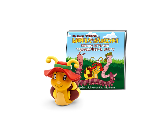 Tonie Figures Le petit escargot Monika Häuschen Pourquoi les mille-pattes ne trébuchent-ils pas ? Figurine audio pour Toniebox