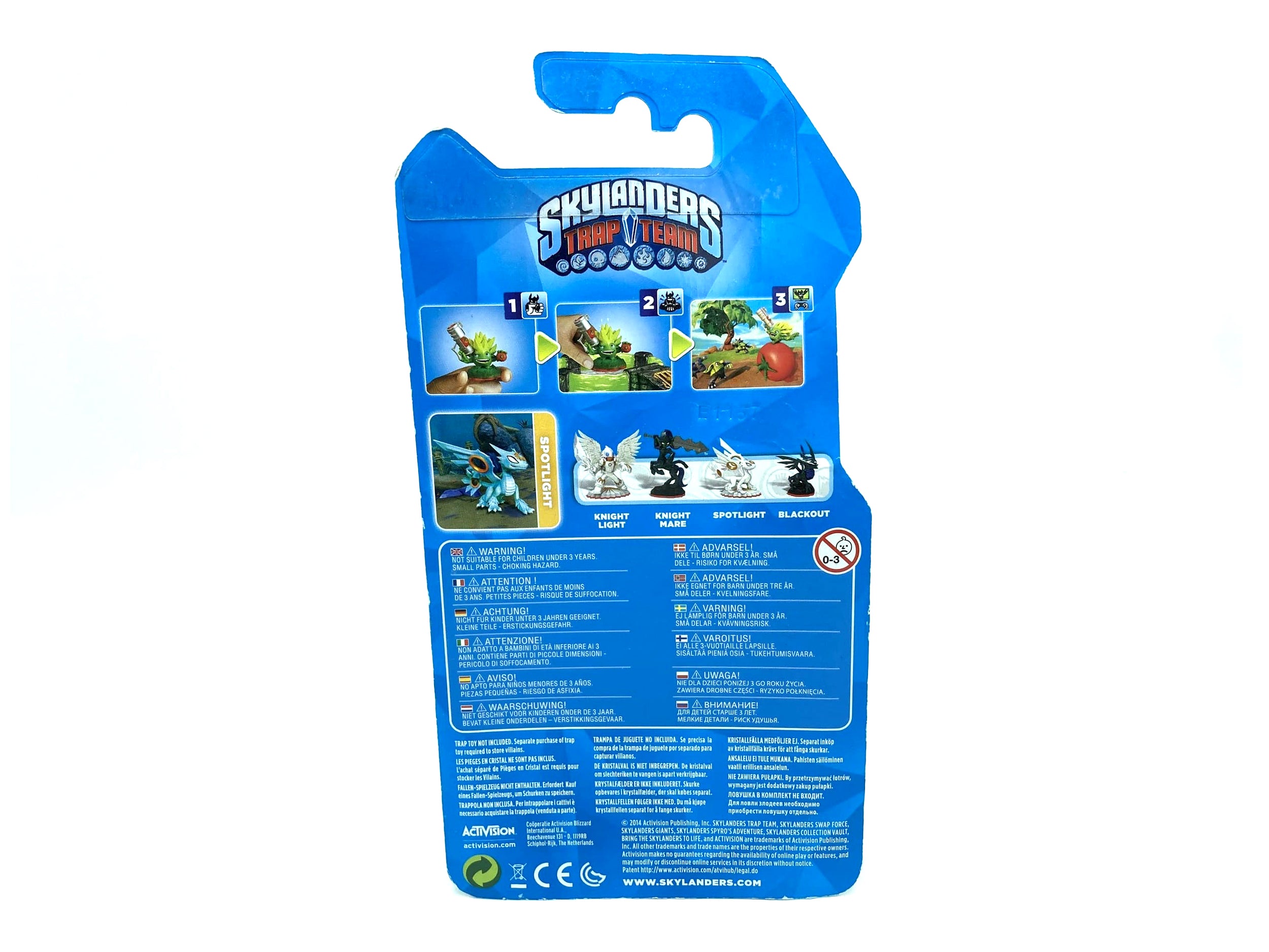 Figurine Skylanders Trap Team Spotlight neuve et dans son emballage d'origine