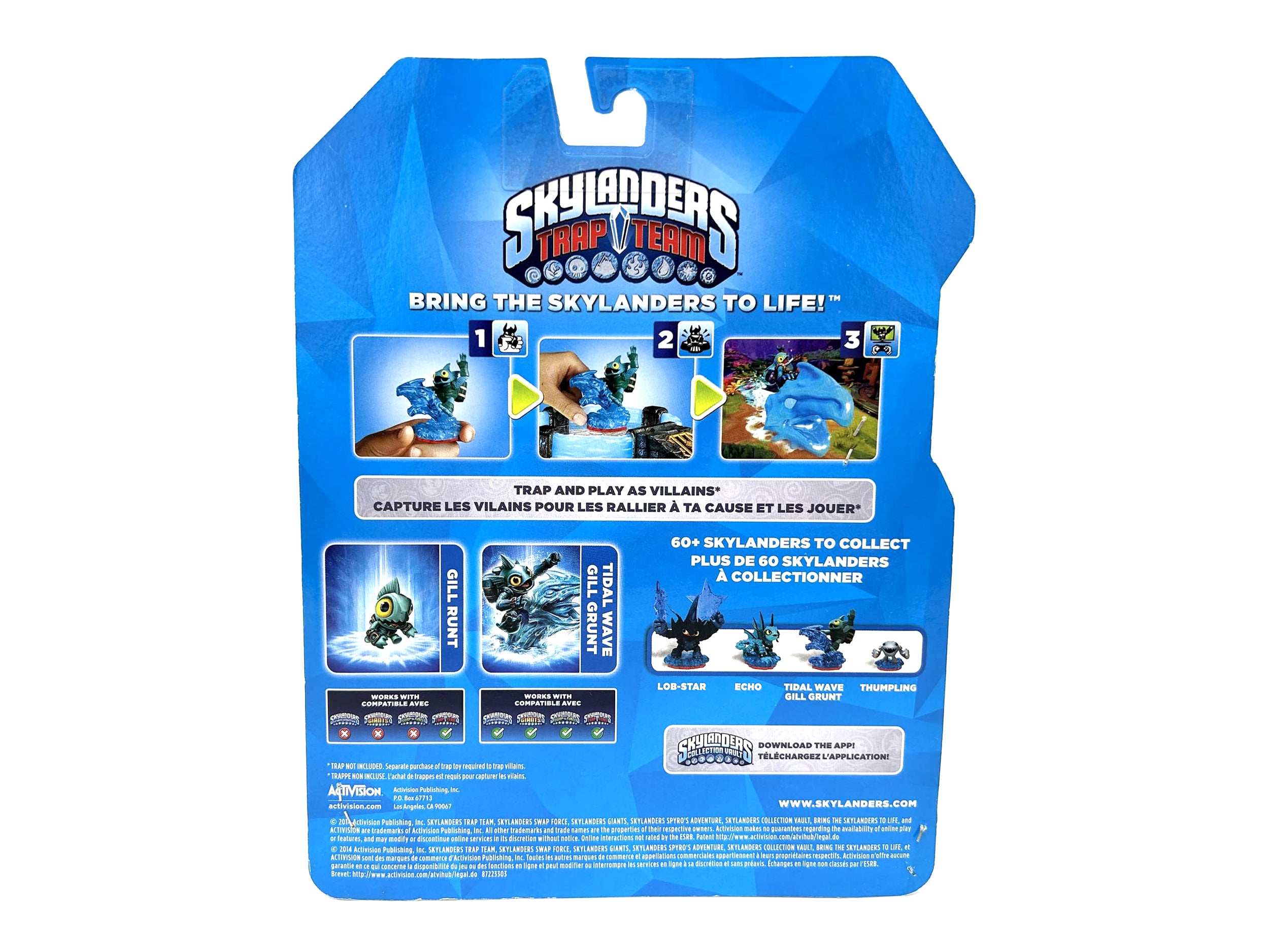 Skylanders Trap Team Tidal Wave Gill Grunt &amp; Gill Runt Duo Pack Walmart Edition