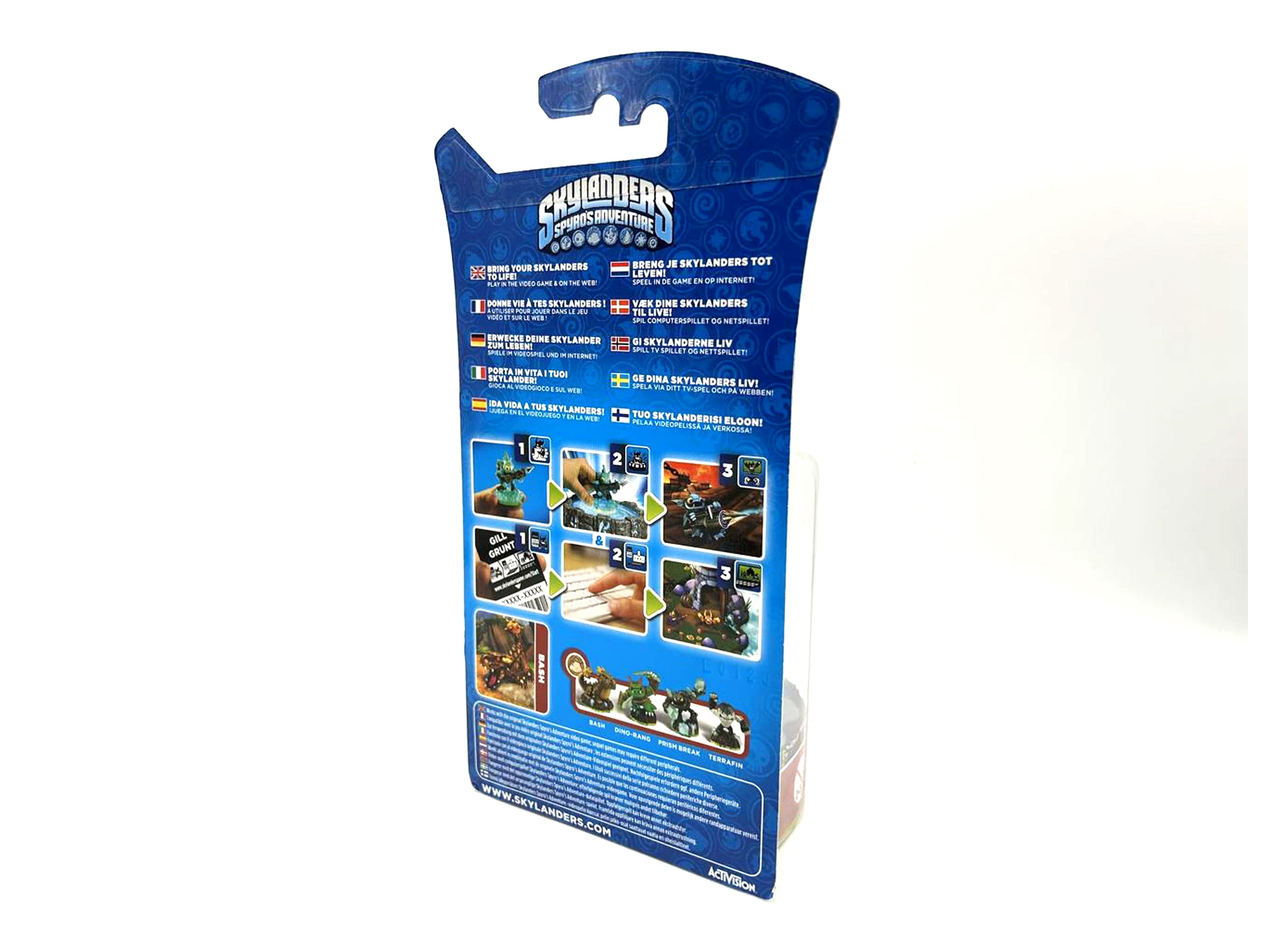 Figurine Skylanders Spyros Adventure Blue Bash dans son emballage d'origine OVP