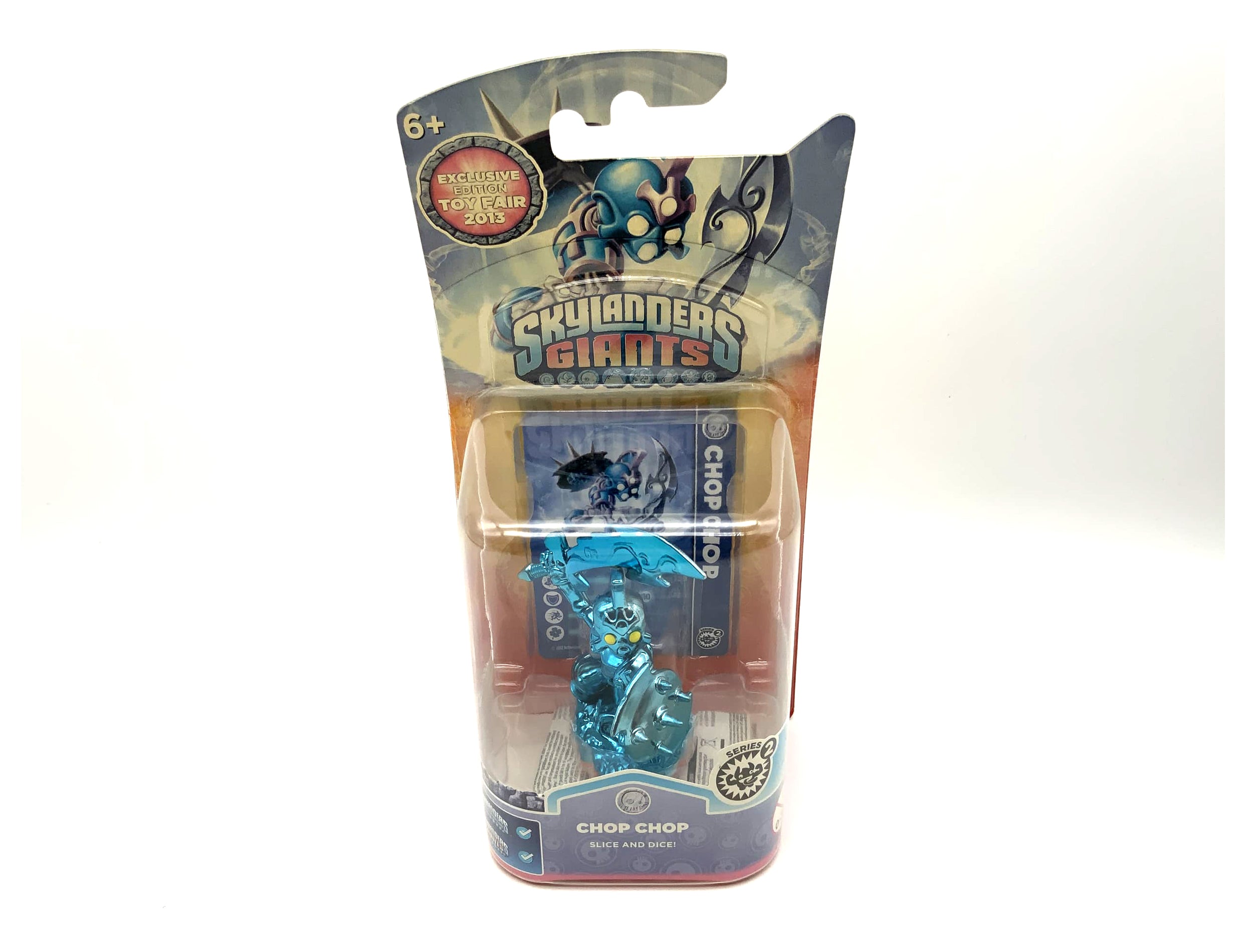 Metallic Blue Chop Chop Skylanders Giants exclusive Toy Fair 2013 Edition rare