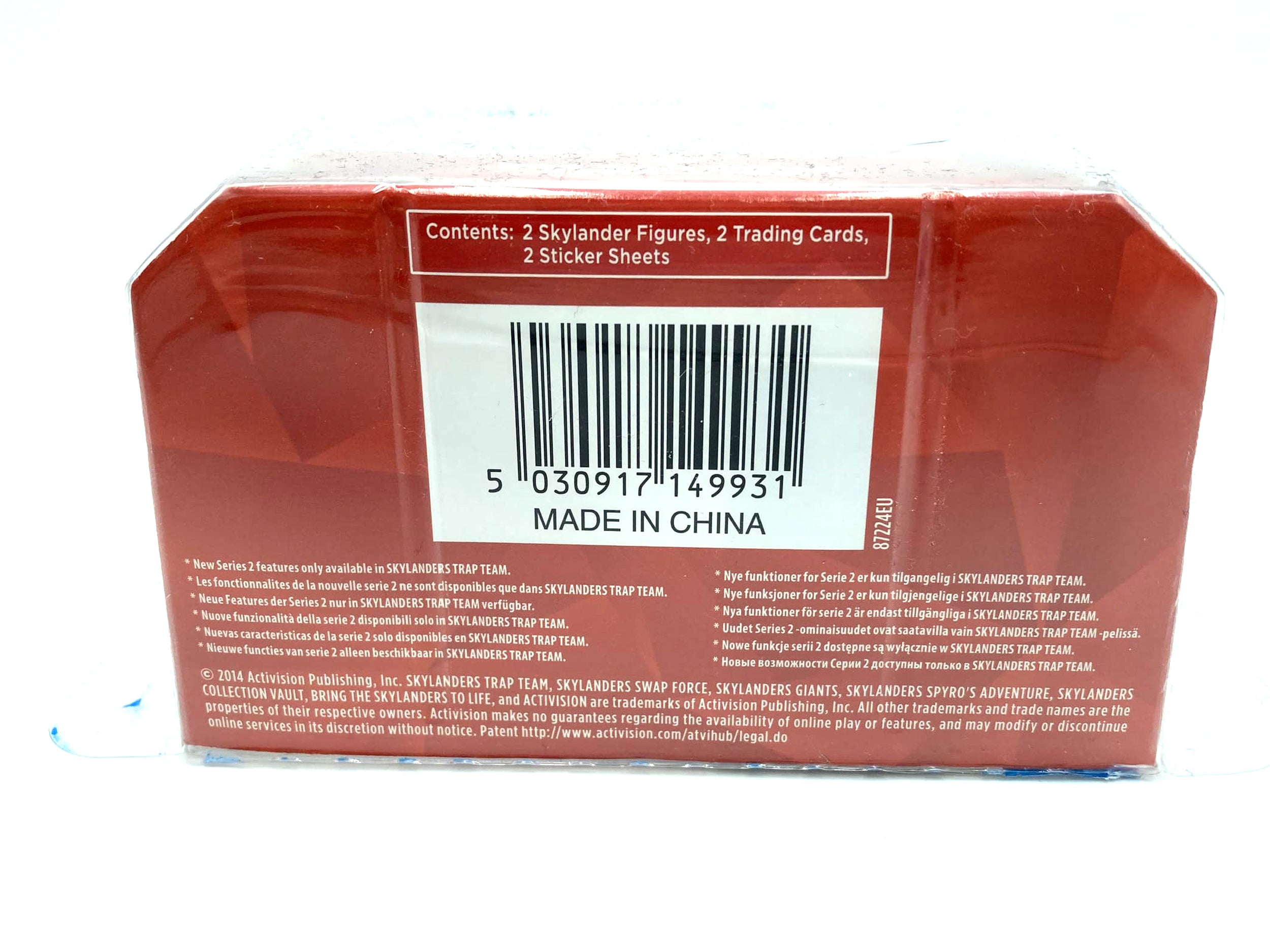 Skylanders Trap Team Hog Wild Fryno &amp; Small Fry Duo Pack OVP damaged