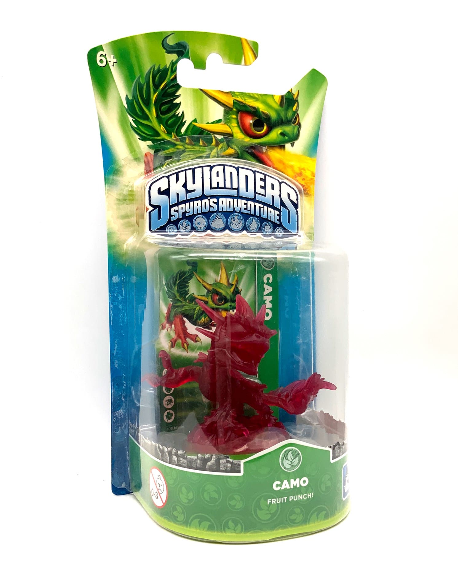 Skylanders Spyros Adventure Crystal Red Camo Chase Variante in OVP (geklebt)