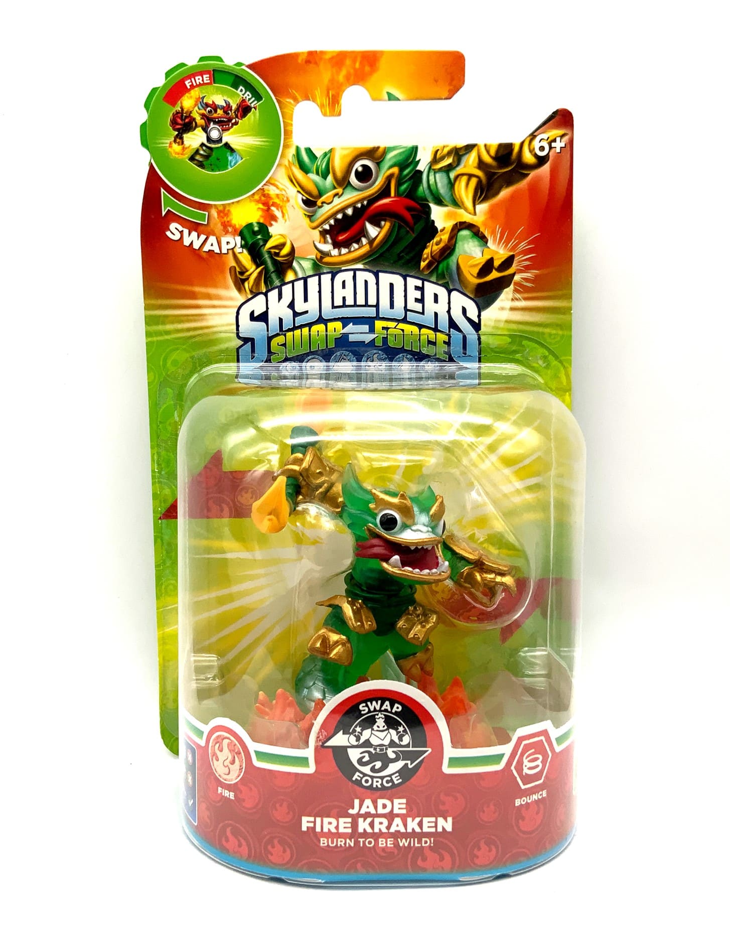 Skylanders Swap Force Jade Fire Kraken Chase Variante in OVP (geklebt)
