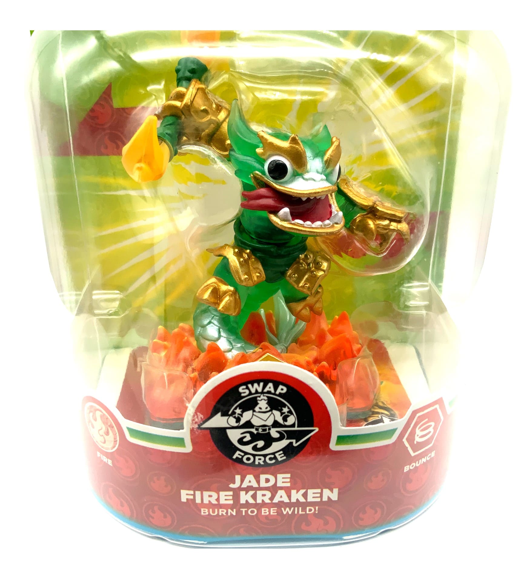 Skylanders Swap Force Jade Fire Kraken Chase Variante in OVP (geklebt)