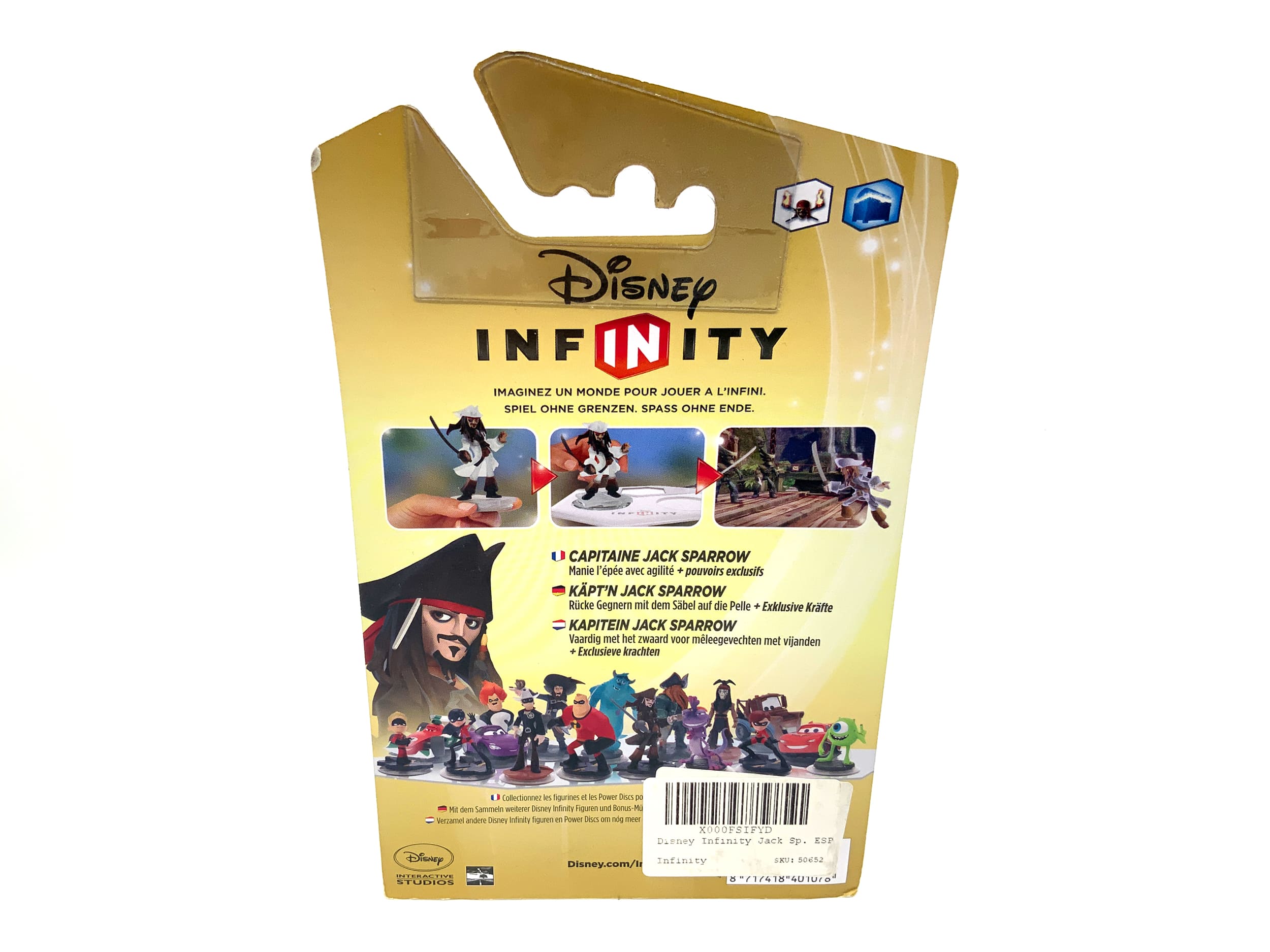 Disney Infinity 1.0 Figur Käpt´n Jack Sparrow (Crystal) in OVP