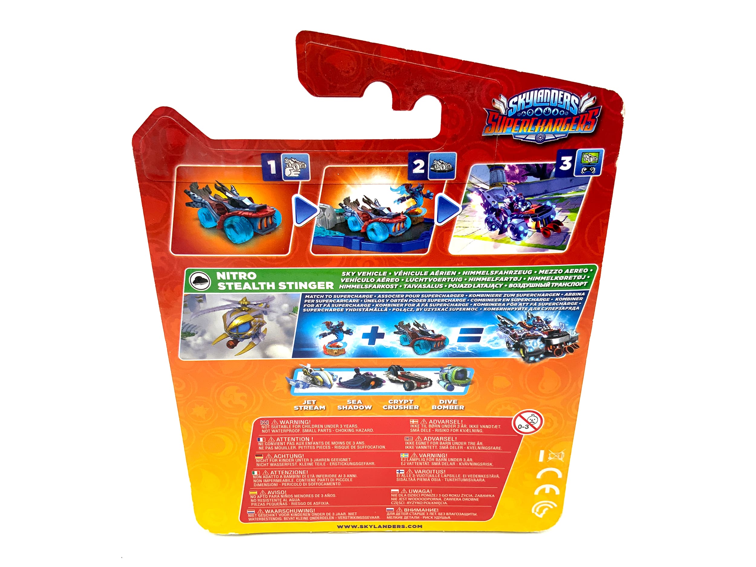 Skylanders Superchargers Figur Nitro Stealth Stinger in OVP