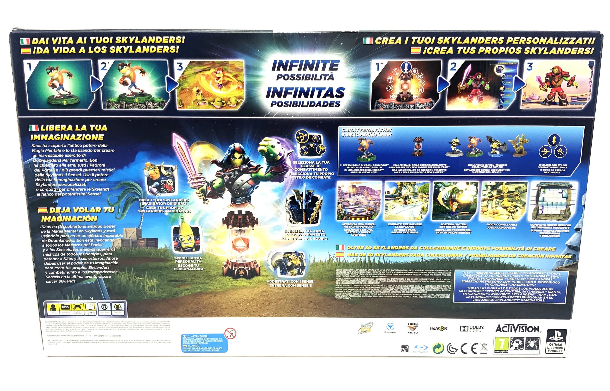 Skylanders Imaginators Starter Pack Crash Edition Playstation 3 Starterset PS3