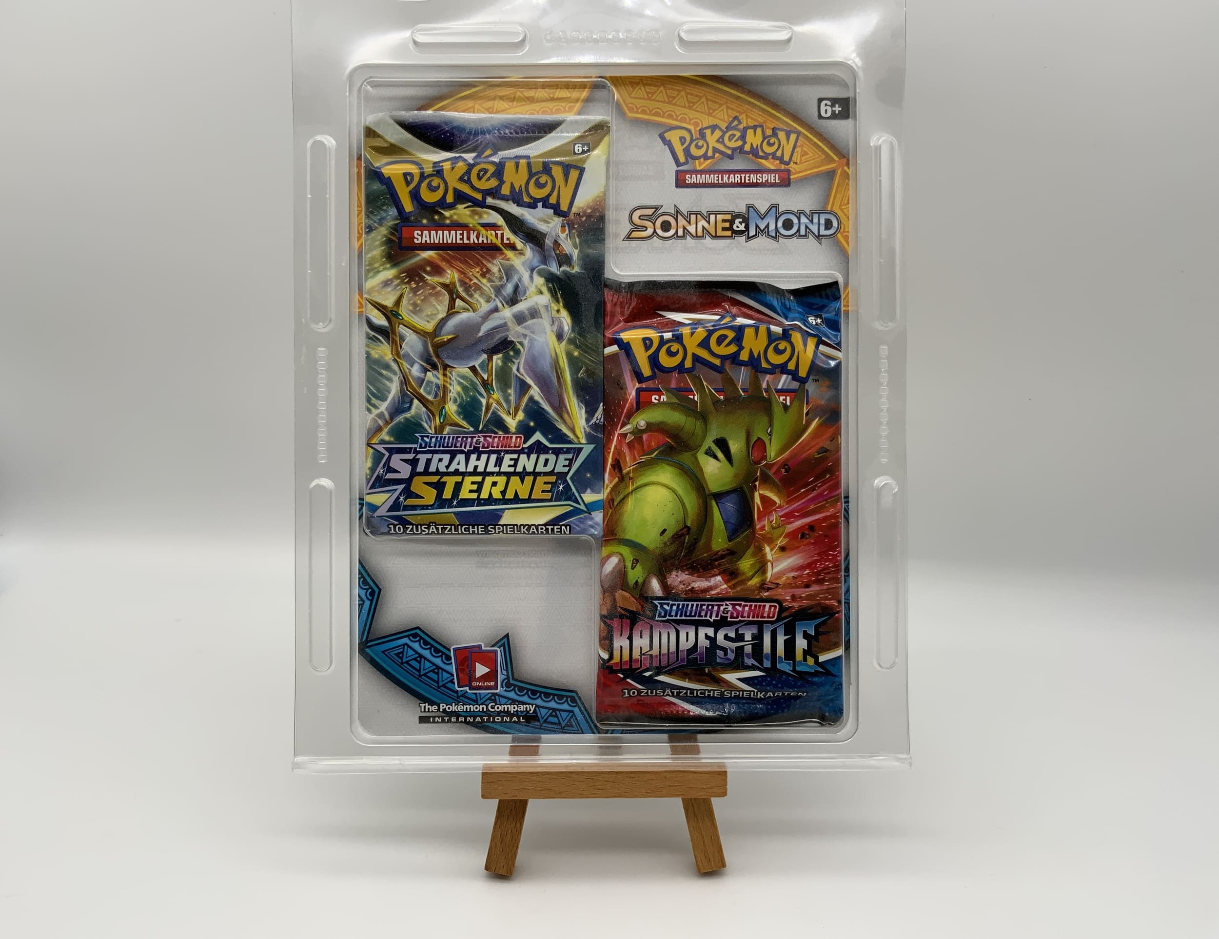Pokémon Blister de 2 Étoiles Brillantes &amp; Tiges de Combat (Allemand)