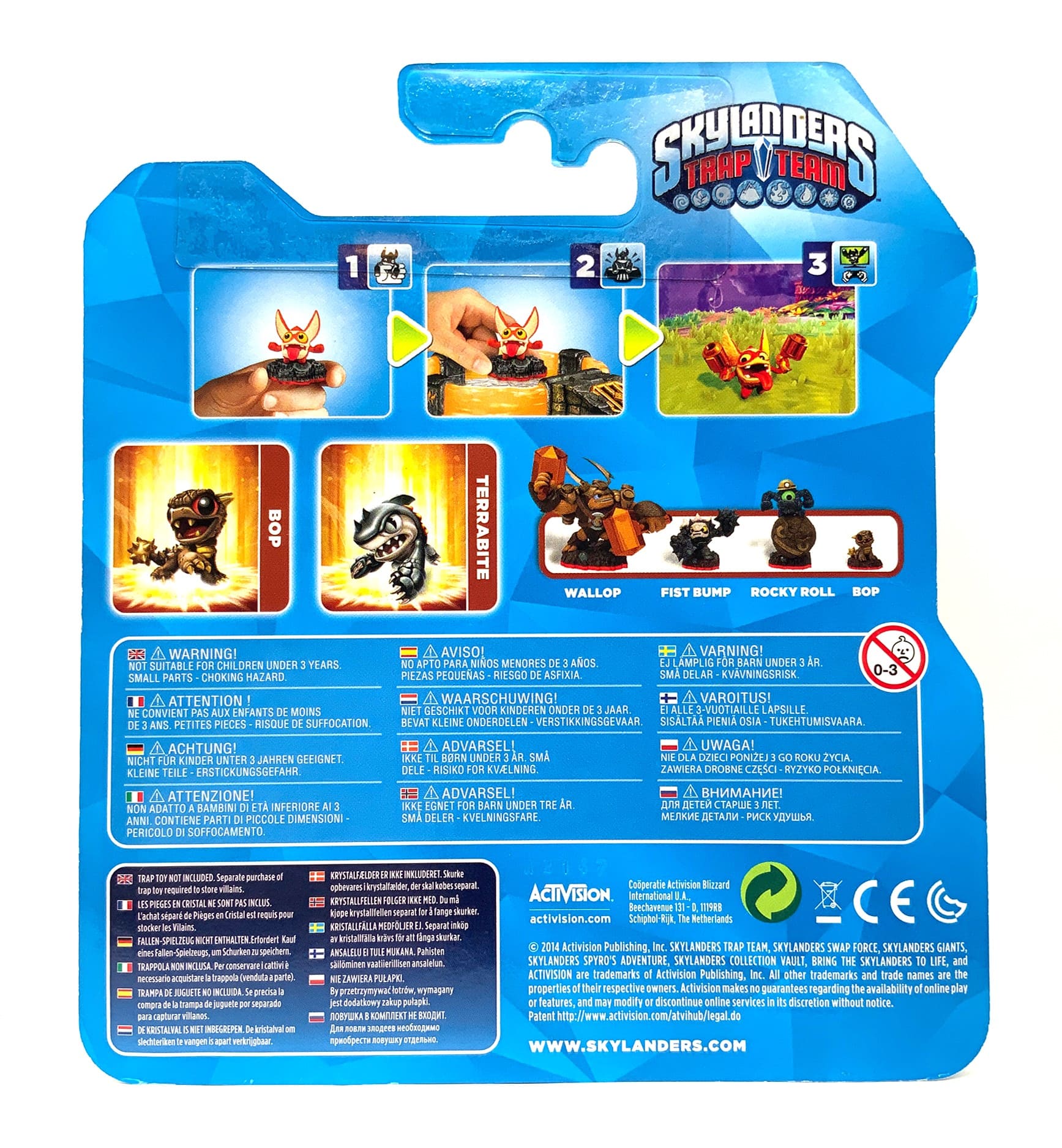 Skylanders Trap Team Bop & Terrabite Mini Duo Pack OVP
