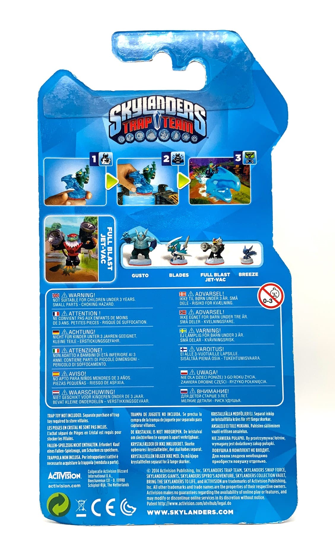 Skylanders Trap Team Full Blast Jet-Vac in OVP