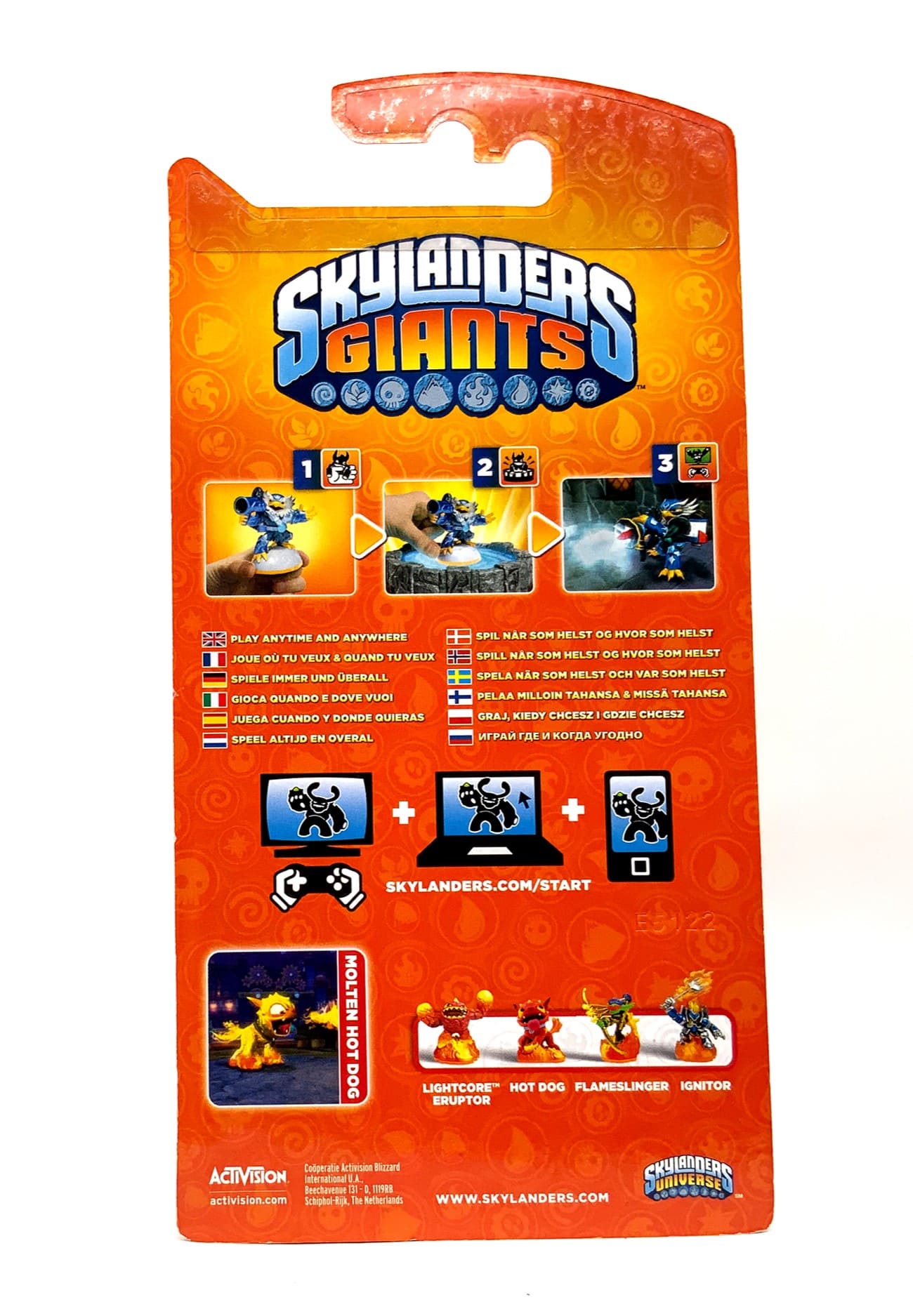 Skylanders Giants Molten Hot Dog in OVP