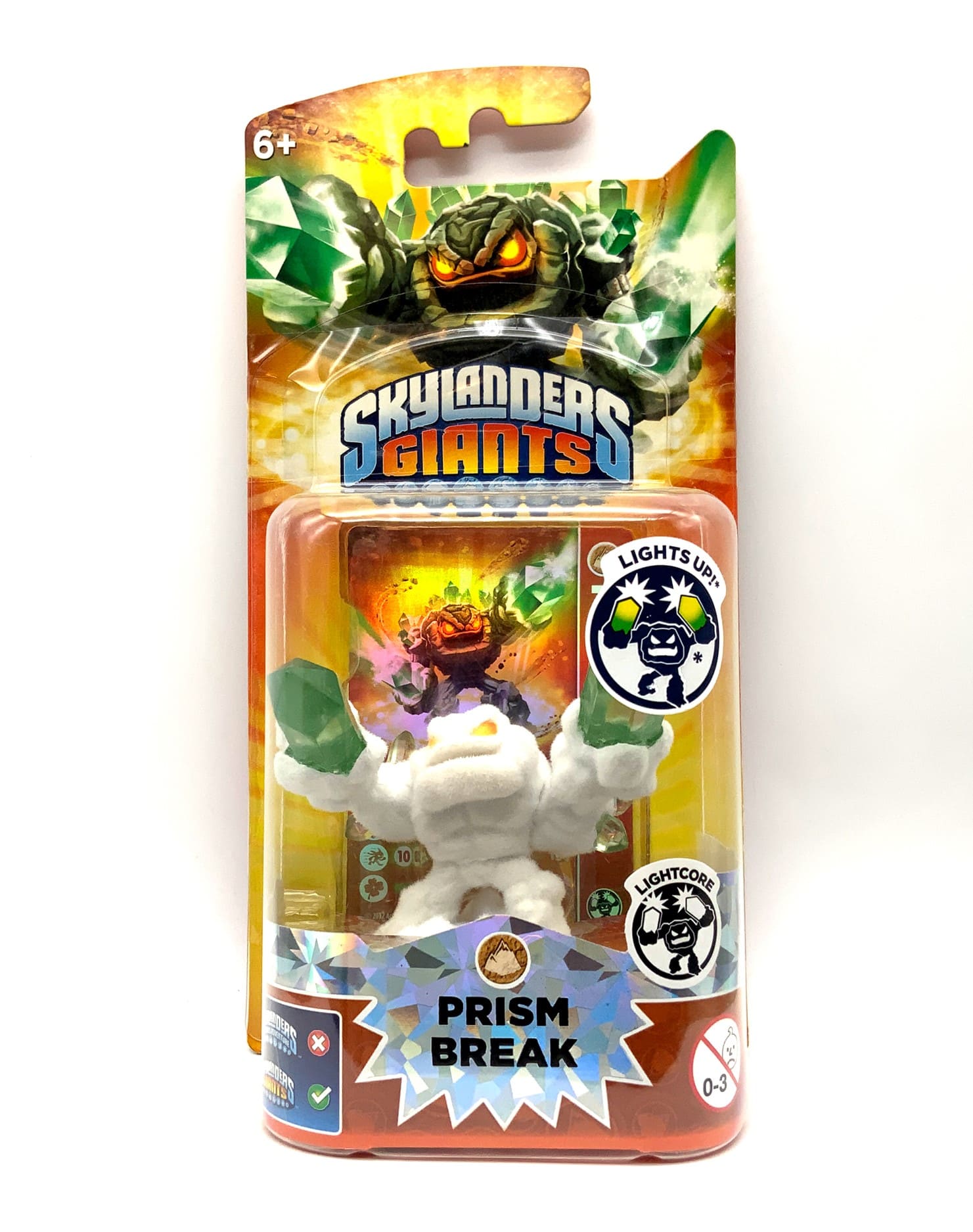Skylanders Giants White Flocked Prism Break Snow Variante in OVP (geklebt)