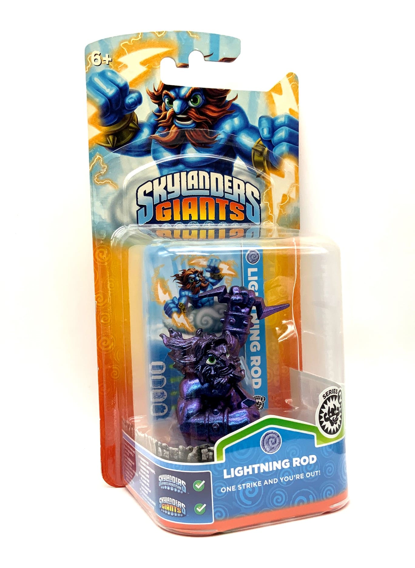 Skylanders Giants Metallic Purple Lightning Rod Chase Variante in OVP