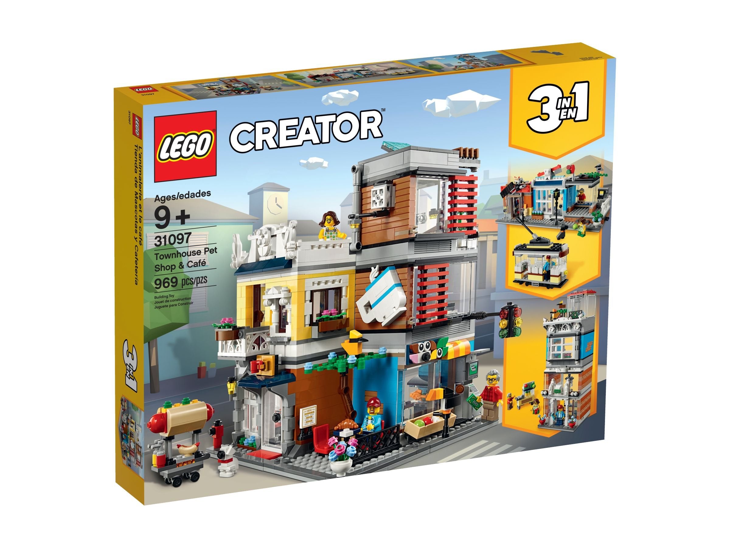 LEGO Creator 31097 Townhouse with Pet Shop &amp; Café