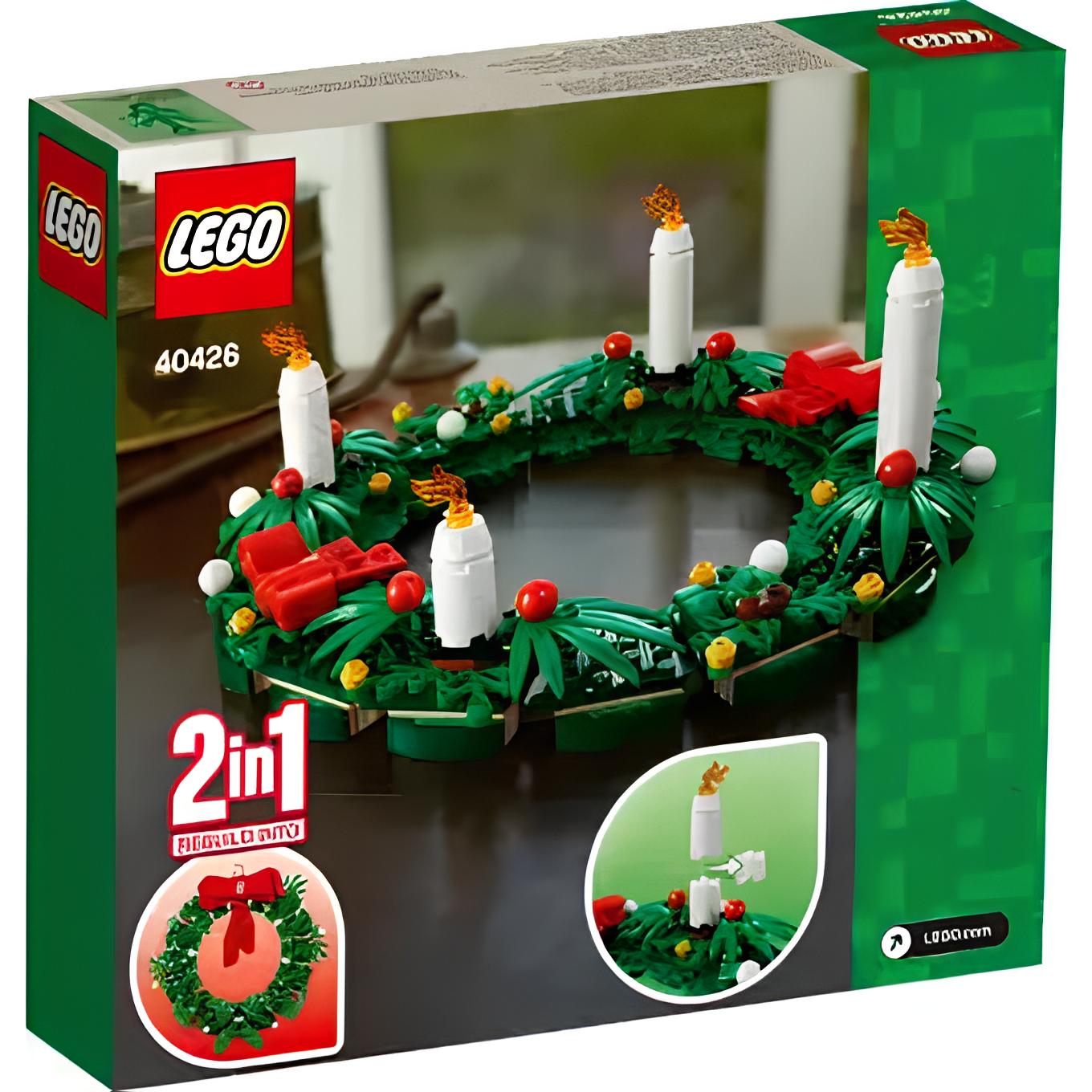 LEGO® 40426 Türkranz / Adventskranz 2in1