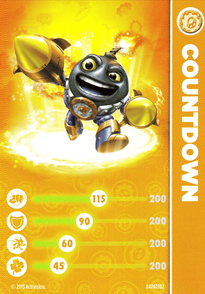 Skylanders Swap Force Countdown Karte