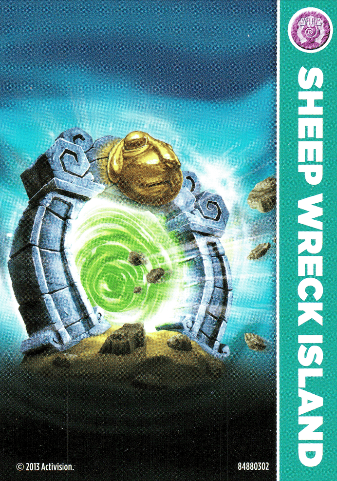 Skylanders Swap Force Sheep Wreck Island Karte