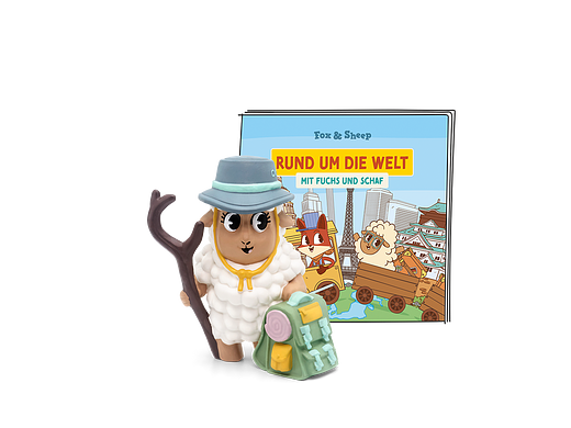 Figurines Tonie autour du monde avec renard et mouton Figurine audio Osaka &amp; Serengeti pour Toniebox