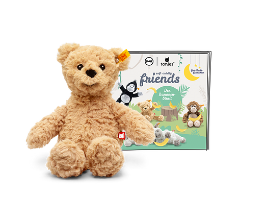 Tonie Figures Steiff Soft Cuddly Friends Jimmy Bear Audio Figure for Toniebox