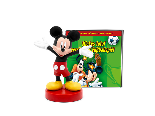 Figurine audio de jeu de football totalement folle de Mickey de Disney Tonie Figures pour Toniebox