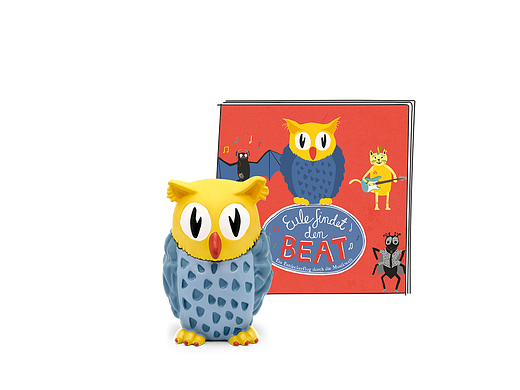 Tonie Figures Owl finds the beat A flight of discovery through the world of music Audio figure for Toniebox