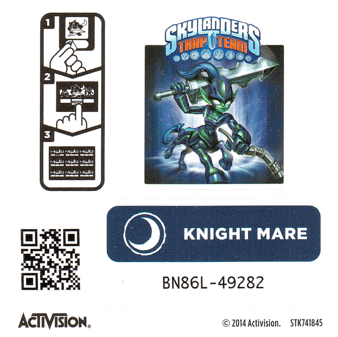Skylanders Trap Team Knight Light Aufkleber