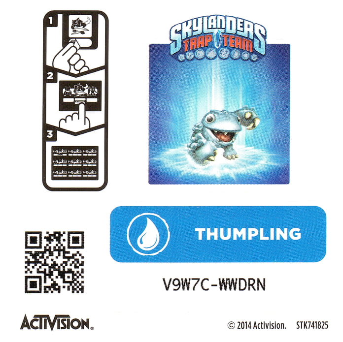 Skylanders Trap Team Thumpling Aufkleber
