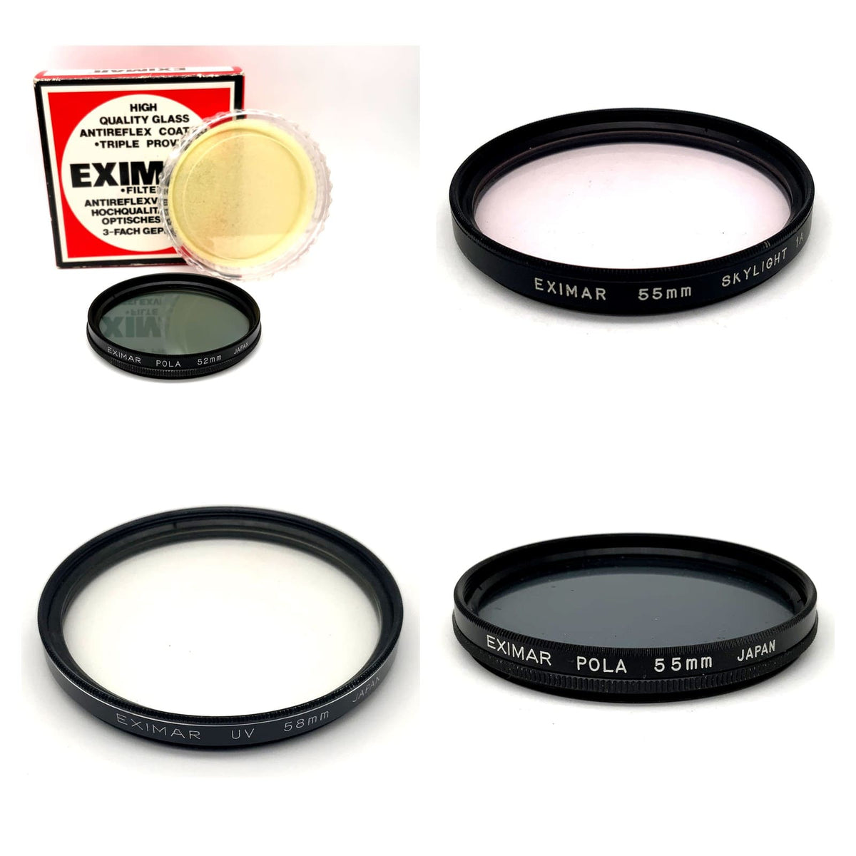 Eximar Filter Auswahl Skylight Polfilter UV 49 52 55 58mm Objektivfilter