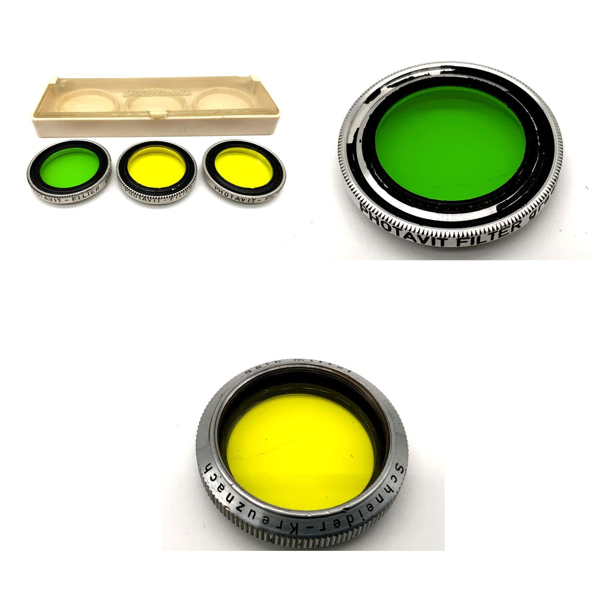 Farbfilter 24,5mm Auswahl Gelb Grün Photavit Filter Schwarzweiß SW-Filter