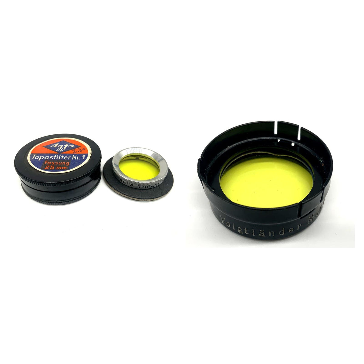 Farbfilter 25mm Auswahl Gelb Agfa Voigtländer Filter Schwarzweiß SW-Filter