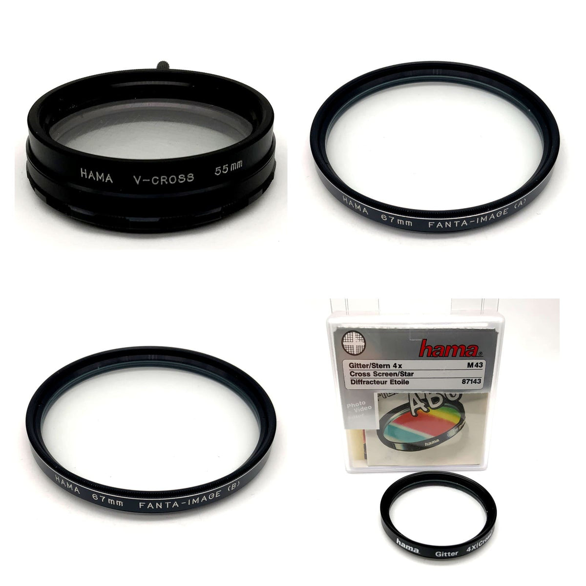 Hama Effektfilter Auswahl 43 49 52 55 62 67mm Objektivfilter Trickfilter