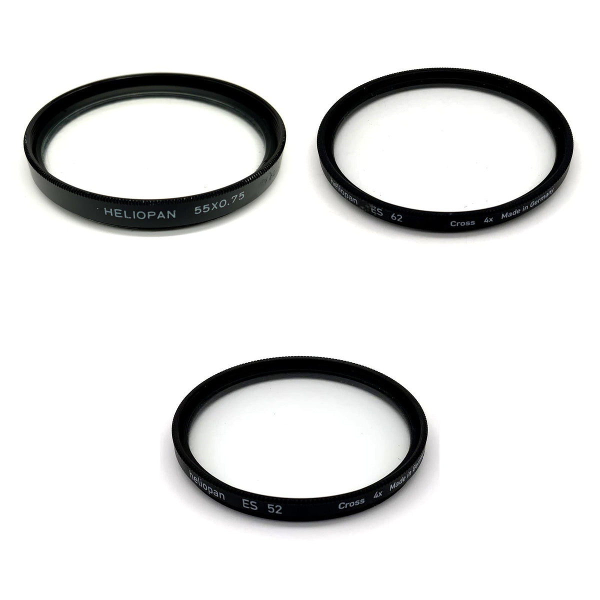 Heliopan Gitterfilter Auswahl 52 55 62mm Objektivfilter Cross Screen Sternfilter