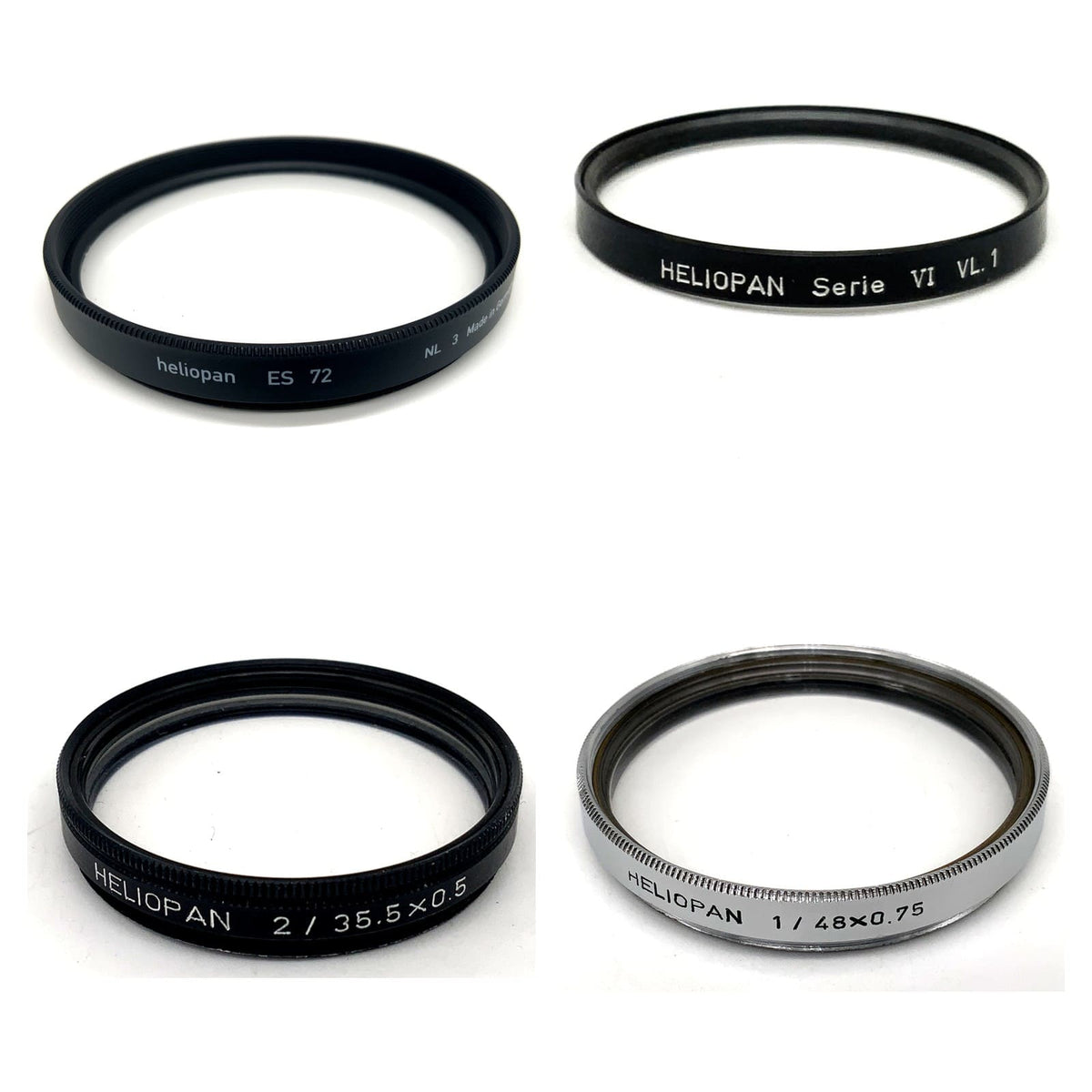 Heliopan Nahlinse Auswahl 35,5 48 49 55 72mm Objektivfilter Close-Up Makro