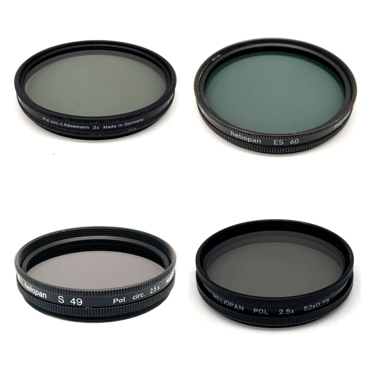 Heliopan Polfilter Auswahl 49 52 55 60 86mm Objektivfilter Polarisationsfilter