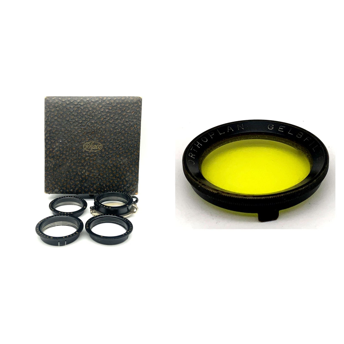 Rhaco Filter Auswahl Gelbfilter Nahlinse 29mm Objektivfilter Kamerafilter