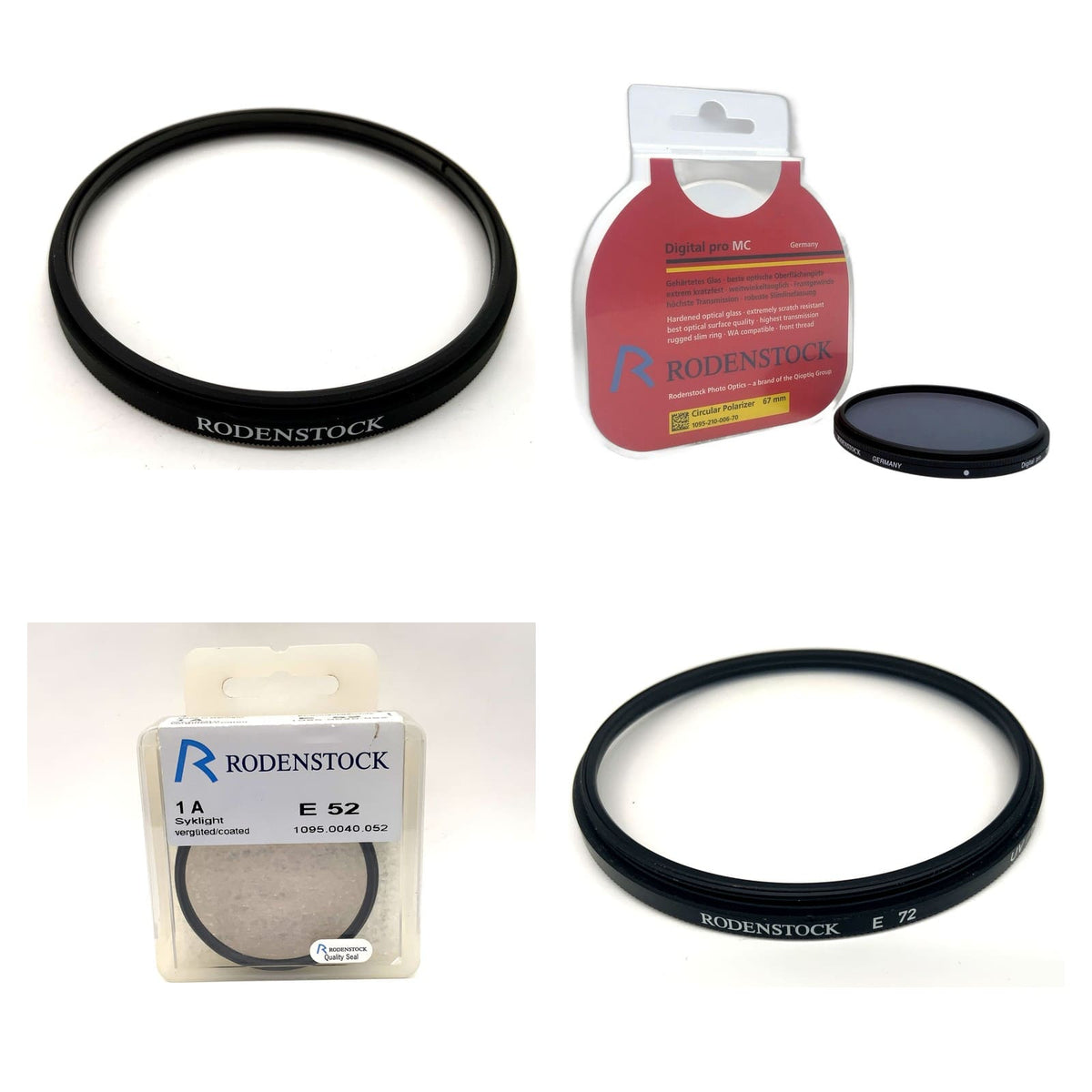 Rodenstock Filter Auswahl UV Skylight Polfilter 43 52 58 67 72mm Objektivfilter
