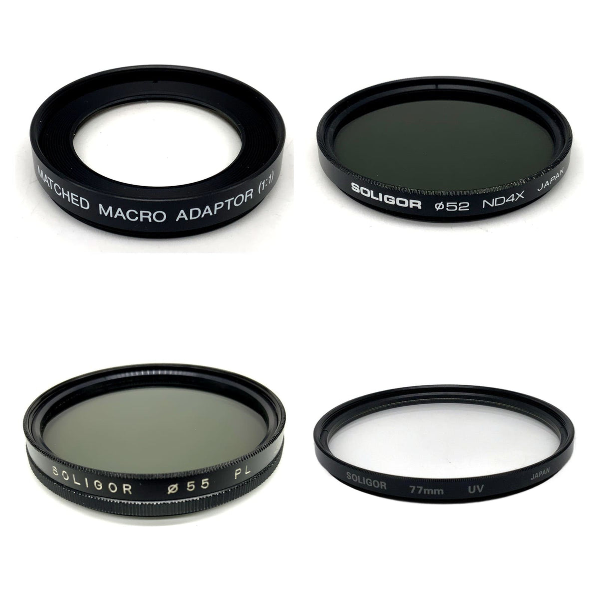 Soligor Filter Auswahl Skylight Nahlinse UV Polfilter 46 49 52mm Objektivfilter