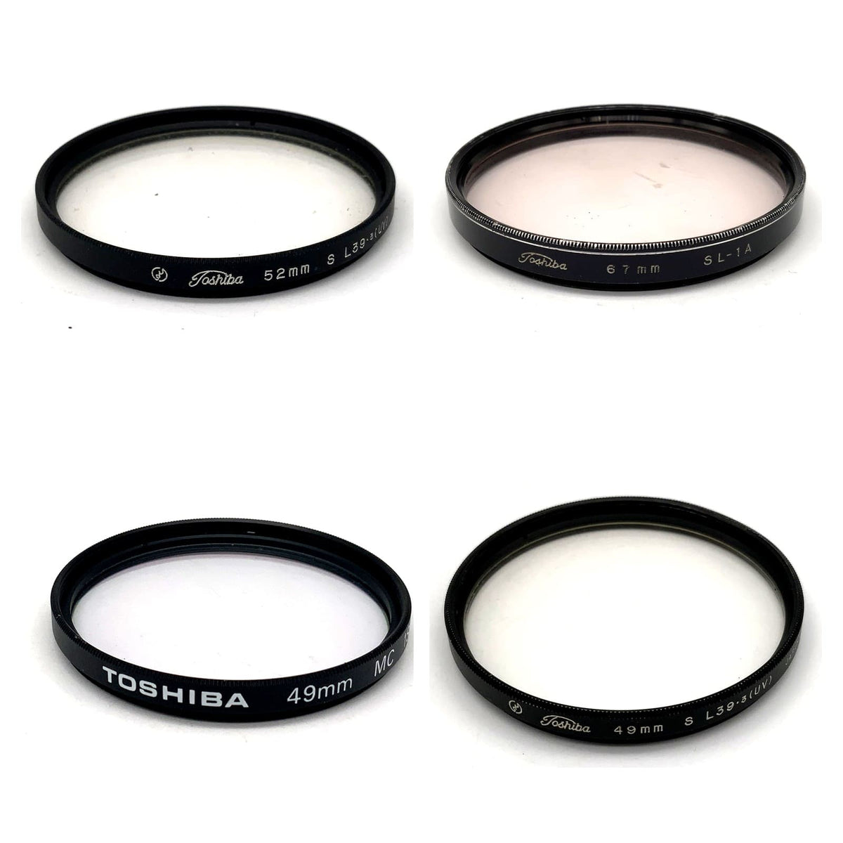 Toshiba Filter Auswahl UV Skylight 49 52 55 58 67mm Objektivfilter Kamerafilter