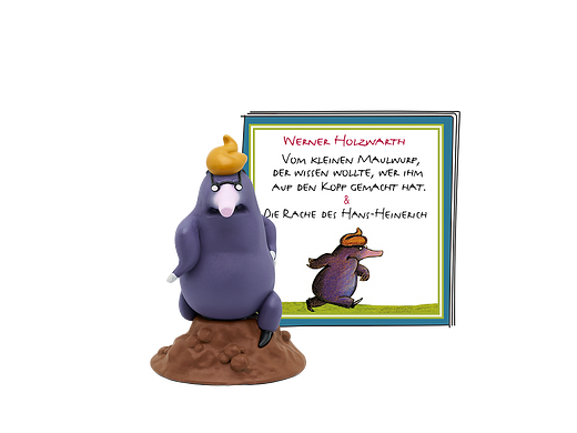 Figurines Tonie De la petite taupe qui voulait savoir qui lui avait fait caca sur la tête/La revanche de Hans-Heinerich Figurine audio pour Toniebox